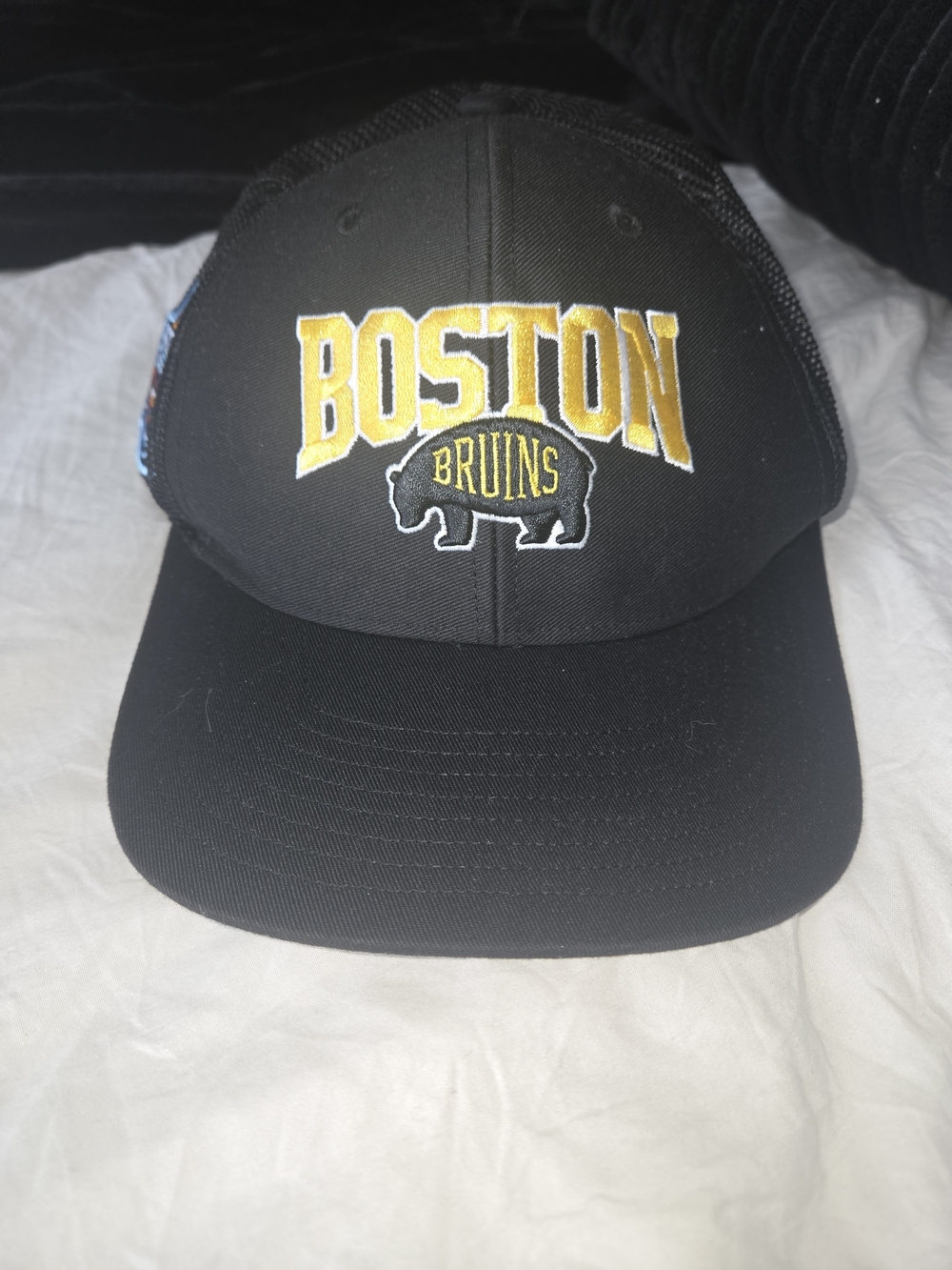 Boston Bruins 47 Brand 2026 NHL Stadium Series Trucker Hat Snapback Black